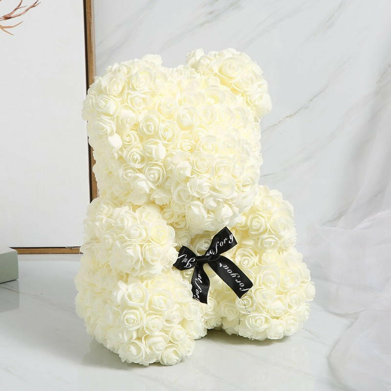 520 Eternal Flower Rose Bear Delight Box.