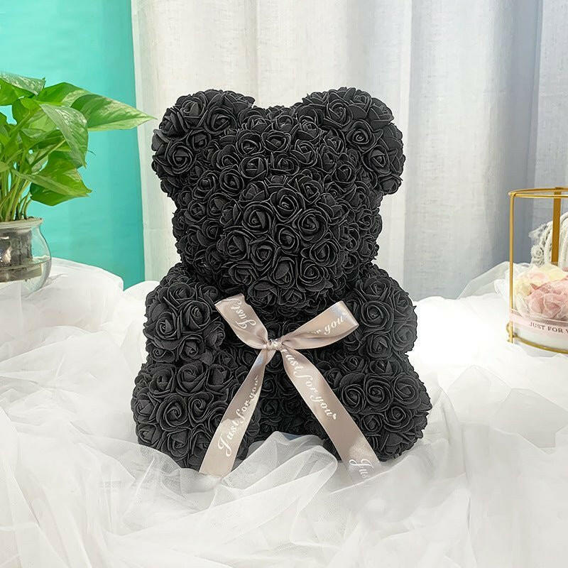 520 Eternal Flower Rose Bear Delight Box.