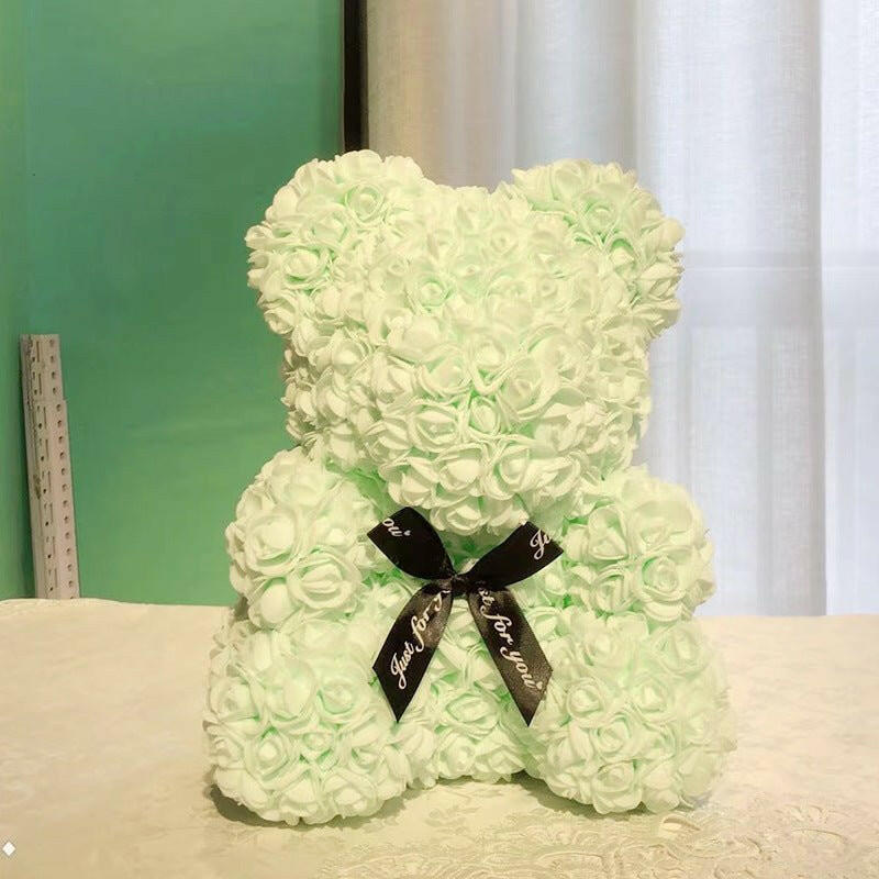 520 Eternal Flower Rose Bear Delight Box.