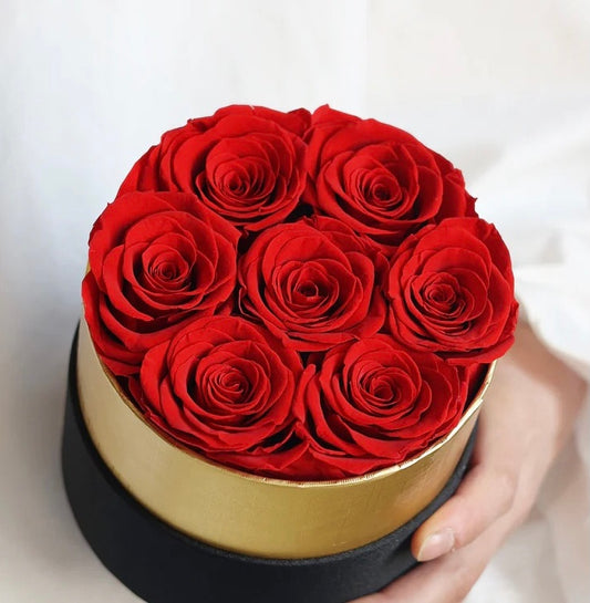 Eternal Flower Bucket Rose Bouquet Gift Box