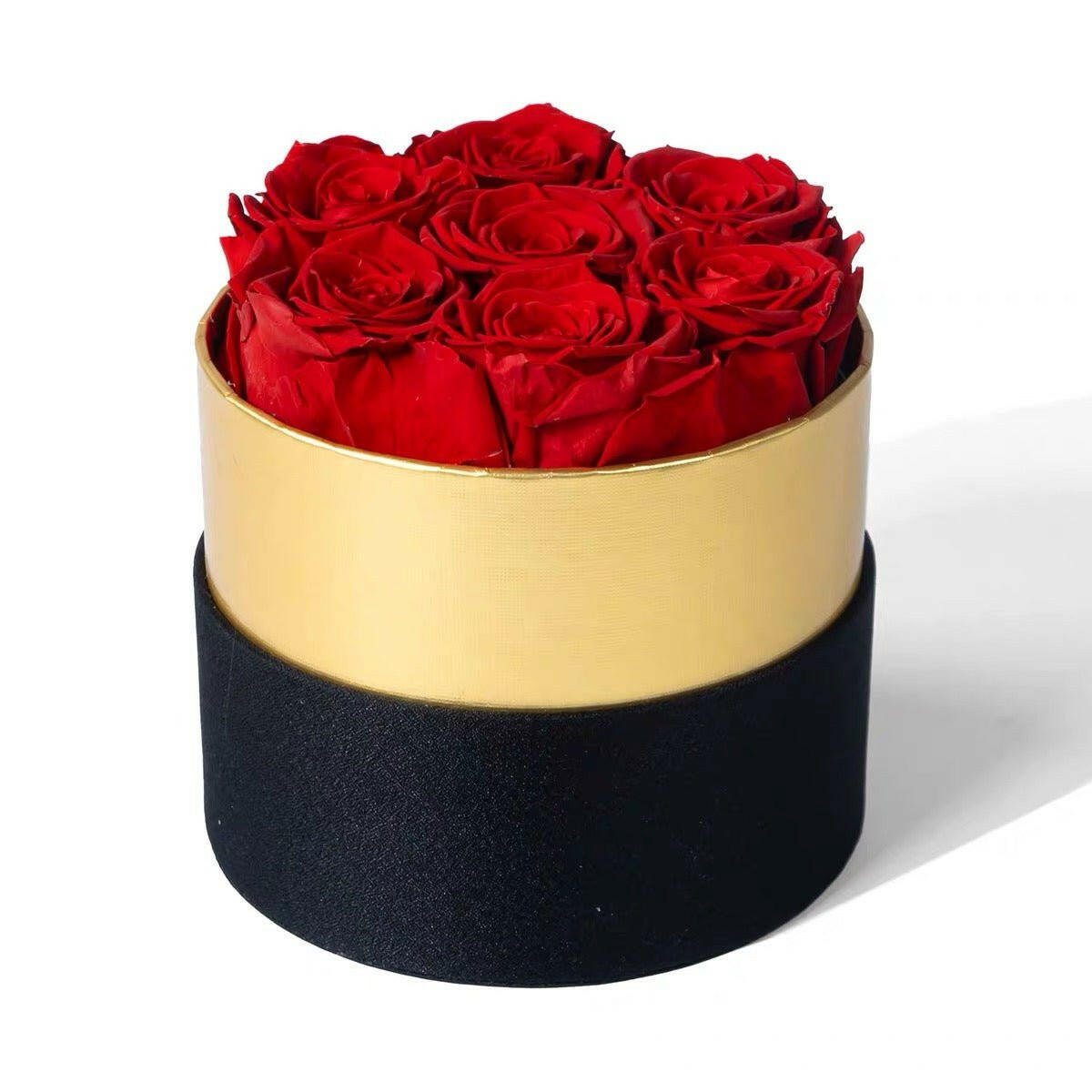 Eternal Flower Bucket Rose Bouquet Gift Box.