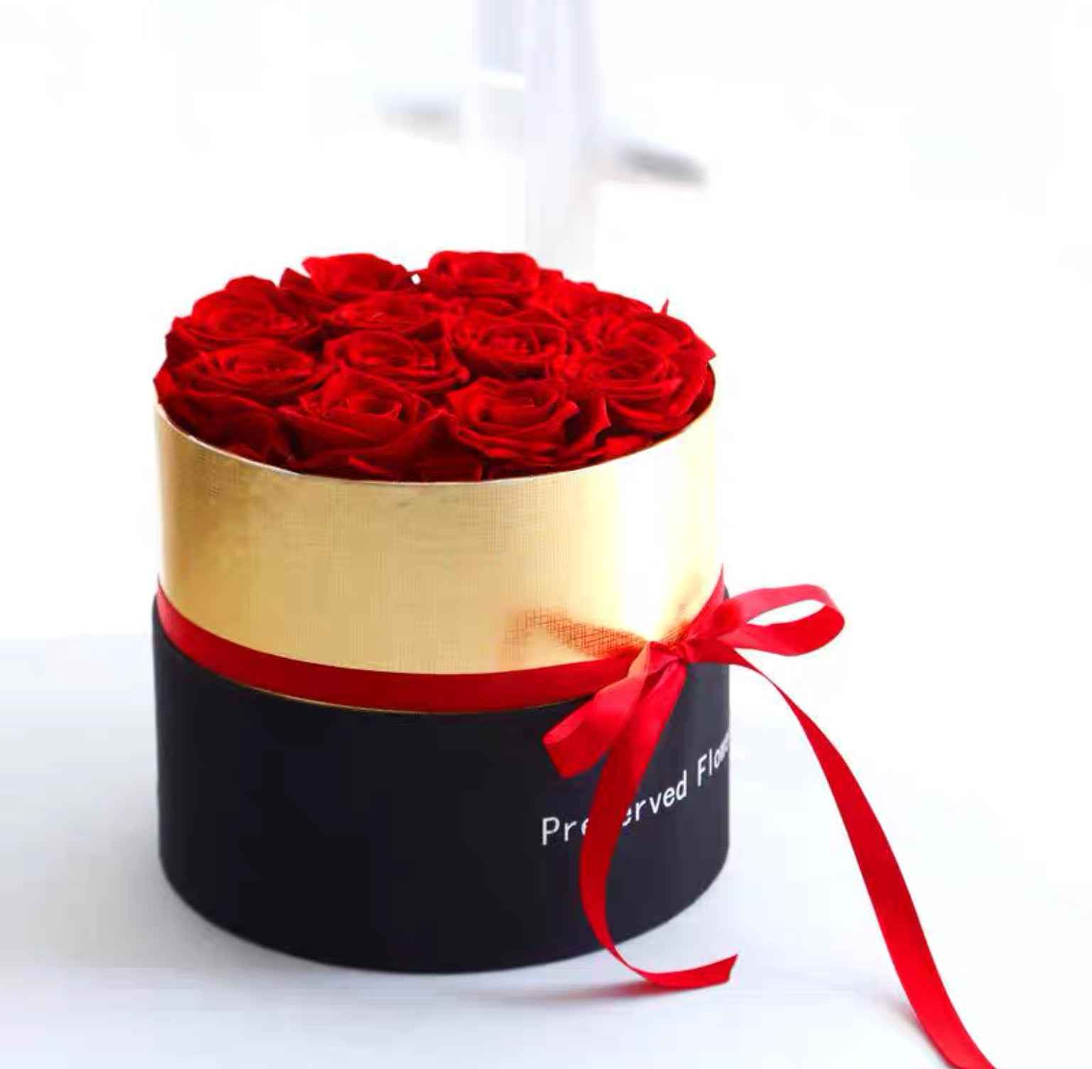 Eternal Flower Bucket Rose Bouquet Gift Box - Bewell Home