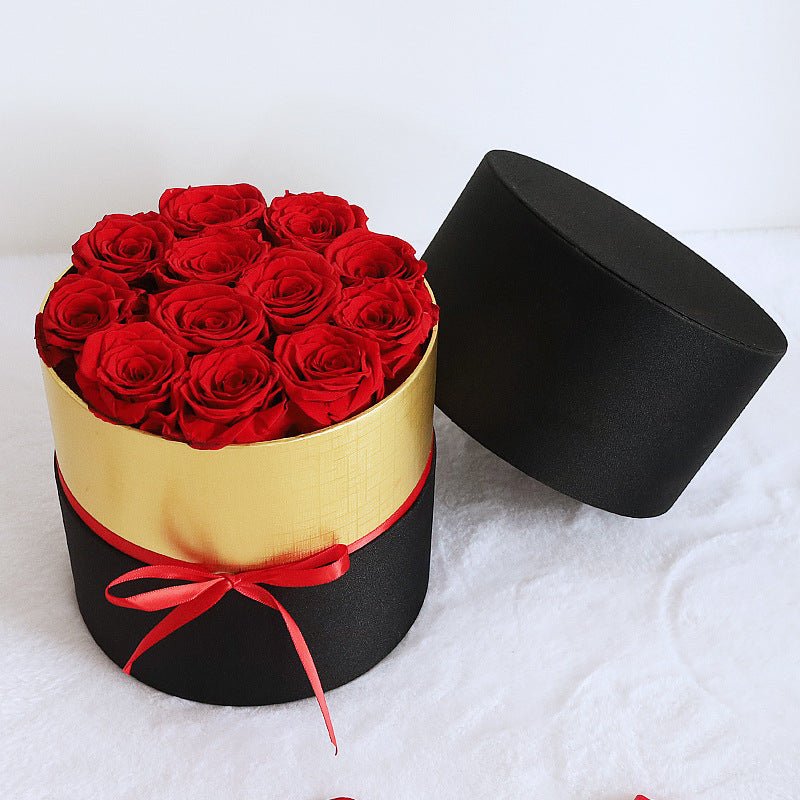 Eternal Flower Bucket Rose Bouquet Gift Box - Bewell Home