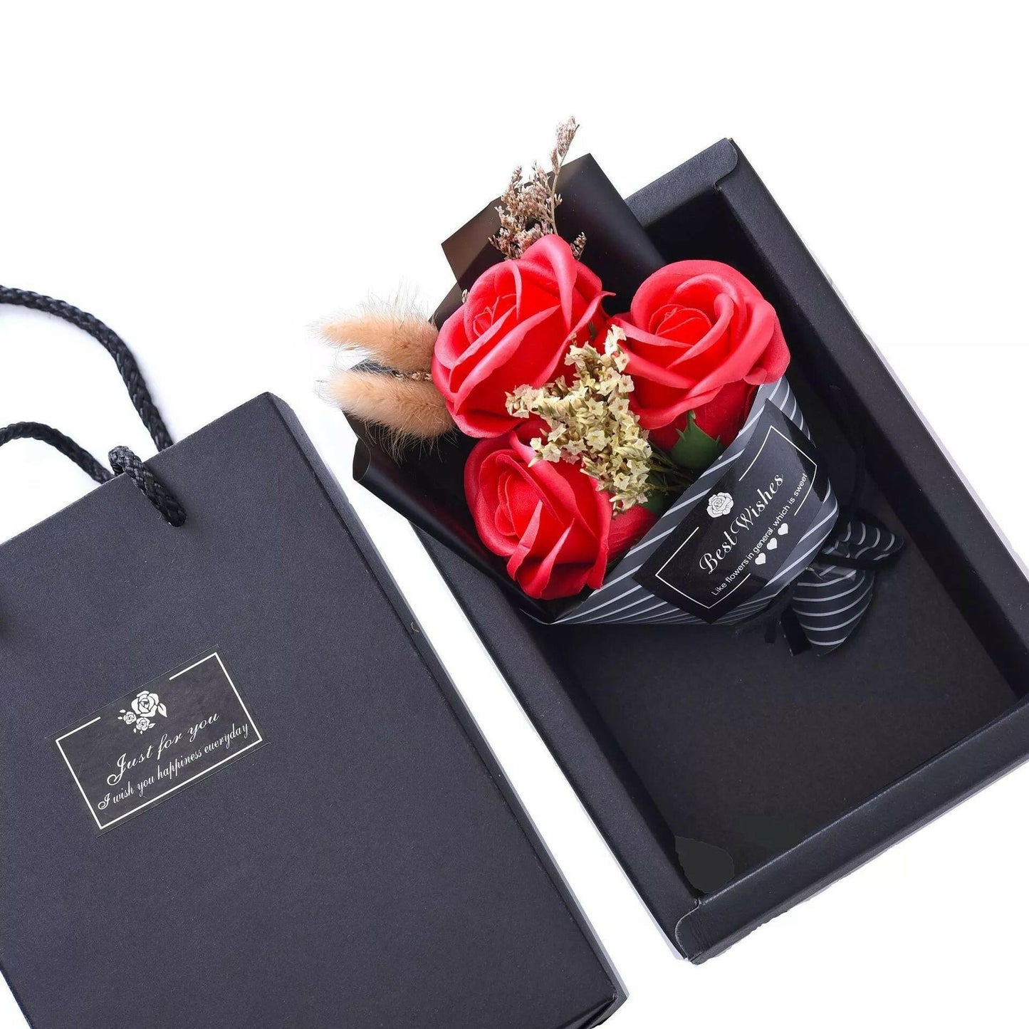 Soap Rose bouquet Gift Box.